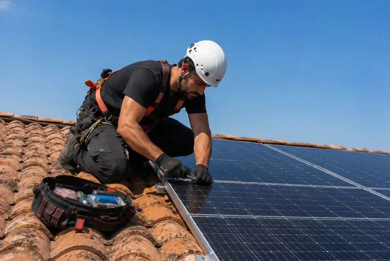 Maintenance et monitoring de panneaux solaires à Saint-Aubin-des-Châteaux